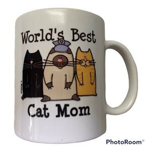 World’s Best Cat Mom coffee mug